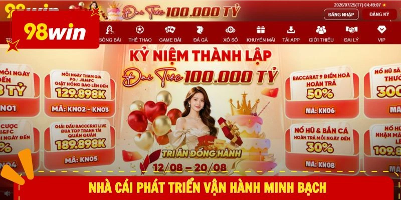 Home 17 Nhà cái phát triển vận hành minh bạch