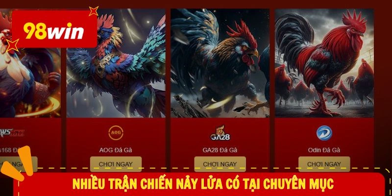 Home 23 Nhiều trận chiến nảy lửa có tại chuyên mục