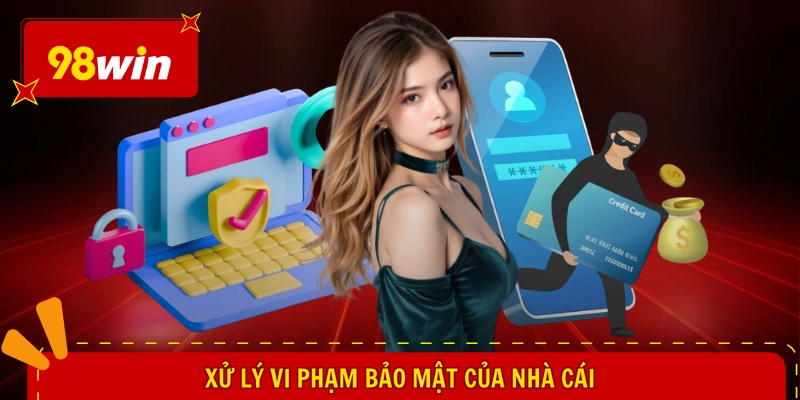 Chính sách bảo mật 98WIN 3 Xử lý vi phạm bảo mật của nhà cái